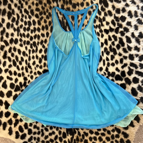 Y2k blue mini dress - Picture 2 of 4